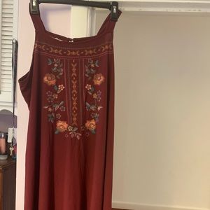 Knee length tank dress